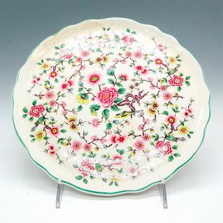 James Kent Porcelain Plate, Old Foley Chinese Rose