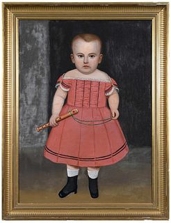 Folk Portrait of a Child