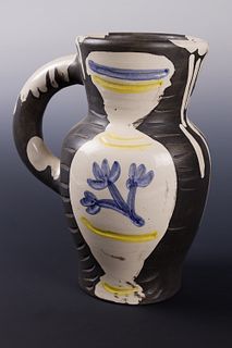Pablo Picasso (Sp. 1881-1973), "Pichet au vase" Ramié 226, Ceramic