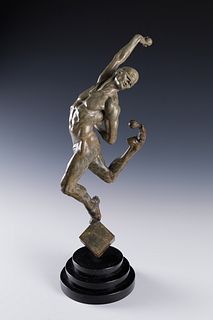 Richard MacDonald (Am. b. 1946), Leap of Faith, 2008, Bronze