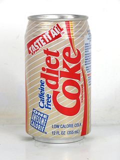 1992 Caffeine Free Diet Coke "One Awesome Calorie" 12oz Can