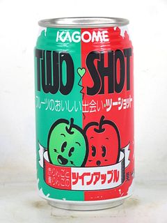 1988 Kagome Two Shot Apple Juice Can China