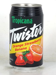 1987 Tropicana Twister Orange Strawberry 12oz Can Bradenton Florida