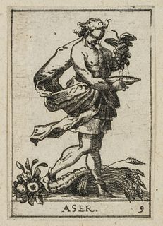 Unknown (17th), Allegory of the Harvest with Azer, Etching