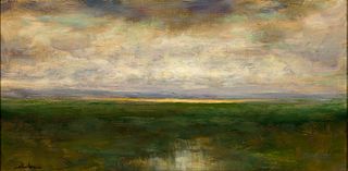 Dennis Sheehan (Am. b. 1950), Sunrise, Oil on canvas, framed