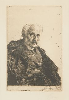 Anders Zorn "S. Loeb" Etching 1897