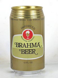 1991 Brahma Imported Beer V2 350ml Beer Can Brazil