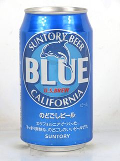 1990 California Blue 350ml Beer Can Suntory Japan