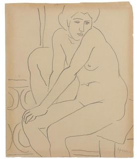 ATTRIBUTED TO HENRI MATISSE (FRANCE, 1866-1954)