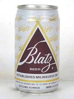 1983 Blatz Beer 12oz Undocumented Eco-Tab La Crosse Wisconsin