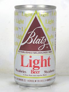 1976 Blatz Light Beer 12oz Undocumented Ring Top La Crosse Wisconsin