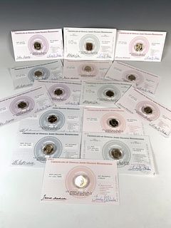 LOT OF UNCIRCULATED PRESIDENTIAL DOLLAR COINS