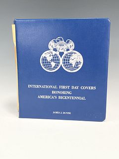INTERNATIONAL FIRST DAY COVERS HONORING AMERICAS BICENTENNIAL 