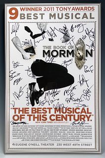 SIGNED THE BOOK OF MORMON POSTER
