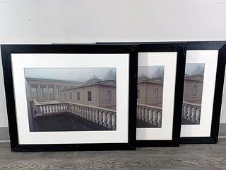3 IDENTICAL BALUSTRADE PRINTS FROM PHOTO
