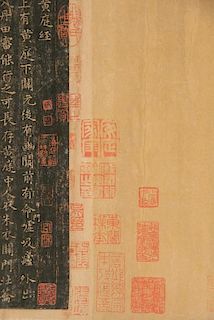(2) CHINESE CALLIGRAPHY HAND SCROLLS