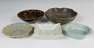 (5) PIECE CHINESE POTTERY