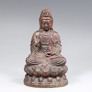 Bronze Korean Gwan-eum Figure