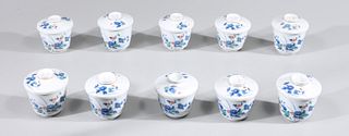 Group of Nineteen Japanese Covered Tea Cups