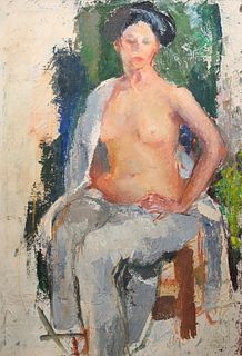 Julia Barry (Attributed) Nude Portrait