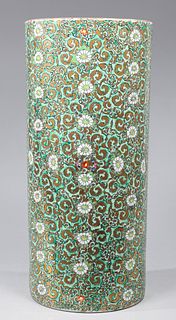 Chinese Porcelain Gilt Glaze Umbrella Stand