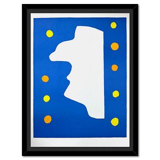 Henri Matisse 1869-1954 (After), "Monsieur Loyal" Framed Limited Edition Lithograph with Certificate of Authenticity.