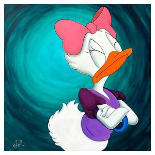 Stephen Reis, "The Lady Will Have None of It" Limited Edition on Canvas from Disney Fine Art, Numbered and Hand Signed with Letter of Authenticity