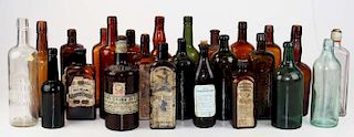 24 Old Bitters Bottles