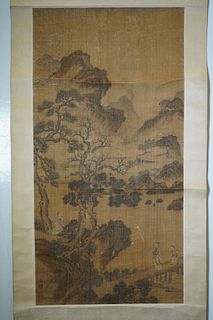 WEN ZHENGMING, ATTRIBUTED TO, FIGURE AND LANDSCAPE