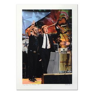 Rob Shanahan, "Ringo Starr & Paul McCartney" Hand Signed Limited Edition Giclee with Certificate of Authenticity.