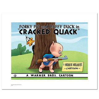 Cracked Quack Numbered Limited Edition Giclee from Warner Bros. with Certificate of Authenticity.