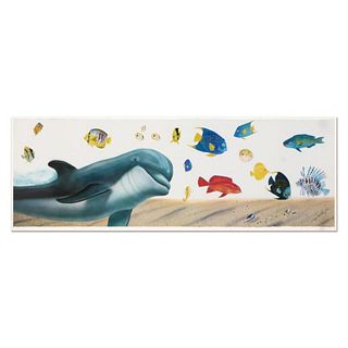 Wyland, "Underwater Paradise" Limited Edition Lithograph, Numbered and Hand Signed with Certificate of Authenticity.
