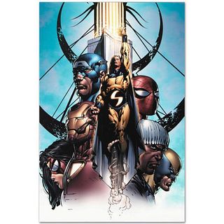 Marvel Comics "New Avengers #10" Numbered Limited Edition Giclee on Canvas by David Finch with COA.