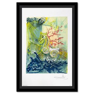 Salvador Dali (1904-1989), "Neptune" Framed Limited Edition Lithograph (1983), Plate Signed with Certificate of Authenticity.
