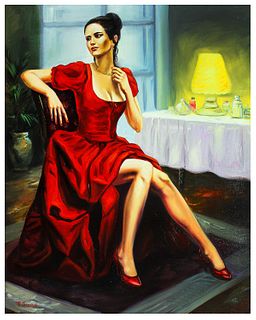 Taras Sidan- Original Oil on Canvas "Raquel"