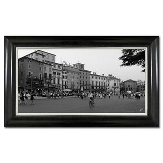 Misha Aronov, "Verona 1" Framed Limited Edition Photograph on Canvas, Numbered and Hand Signed with Letter of Authenticity.