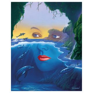 Jim Warren, "Friends of Mother Nature" Hand Signed, Artist Embellished AP Limited Edition Giclee on Canvas with COA