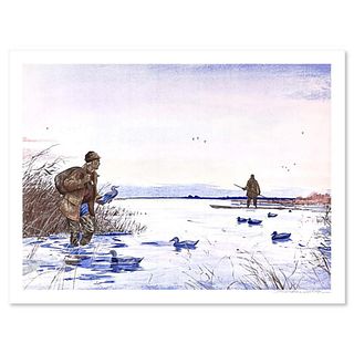 William Nelson, "Decoys" Limited Edition Lithograph from an HC Edition, and Hand Signed with Letter of Authenticity.