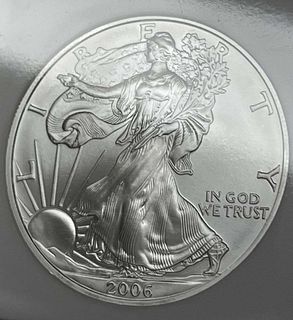 2006 American Silver Eagle NGC Gem Uncirculated First Strike 