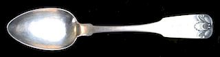 John Ewan, Charleston, Sc Coin Silver Spoon Dated 1849