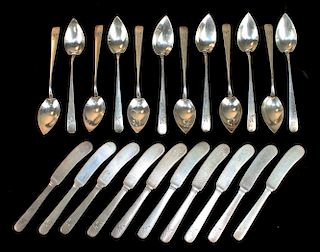 Wm Durgin "Dolly Madison" Sterling Grapefruit Spoons