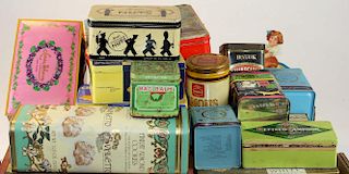 Vintage Food Tins, Tea, Bisquits, Chocolate, Etc