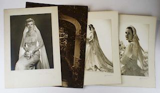 3 Large Vintage Wedding Photos Nyc Photographers, Garden Arch Photo