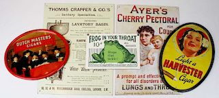 Tin Litho Advertising Signs Including Reproductions