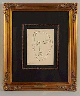 Henri Matisse Head.