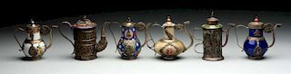Lot of 6: Oriental Teapots.