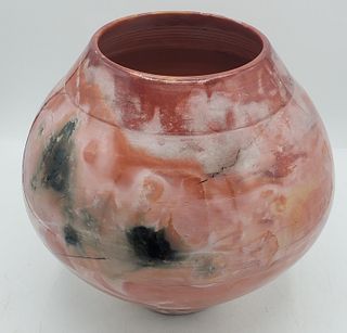 Jeanne Ginnell Pink Stone Vase