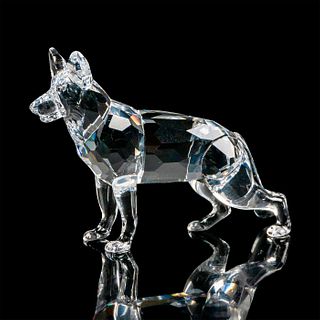 Swarovski Crystal Figure, German Shepard Dog