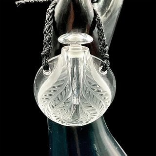 Lalique Crystal Perfume Bottle on Neck Cord