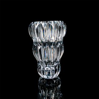 Fluted Clear Cut Crystal Vase